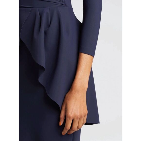 NWT Chiara Boni La Petite Robe Duth Peplum Dress US 12 $695 - Picture 2 of 6